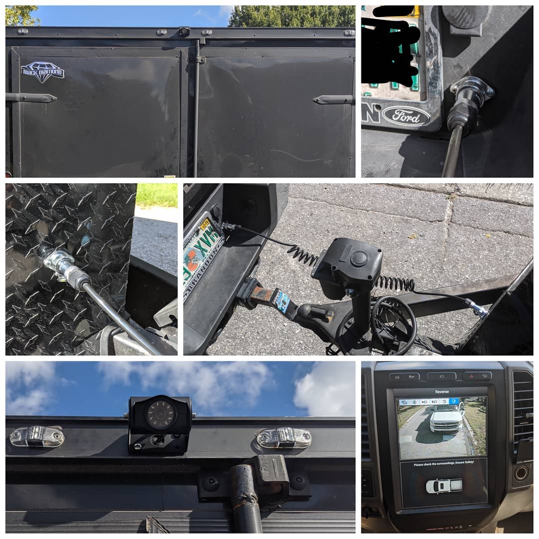 Commercial fleet backup camera system installation for business vehicles