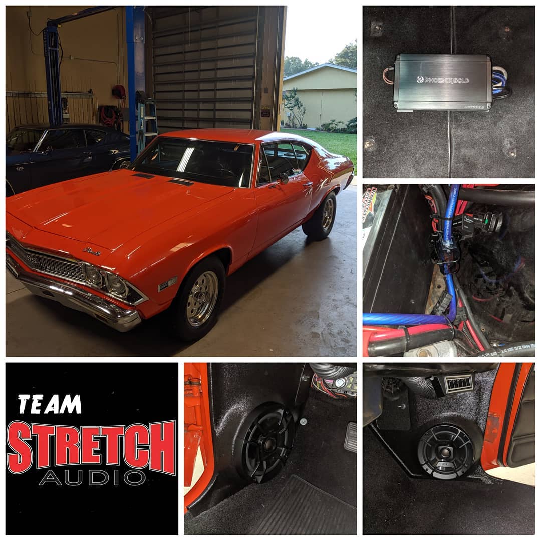 Classic Chevelle muscle car custom audio build and restoration Sarasota